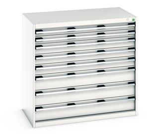 Bott Drawer Cabinets 1050 x 650 installed in your Engineering Department Bott Cubio 8 Drawer Cabinet 1050Wx650Dx1000mmH